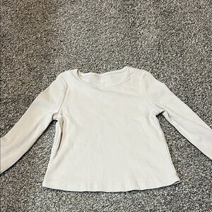 White Long Sleeve Top